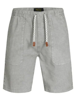 Indicode Herren Shorts Chino - Stoufville in hellgrau grau