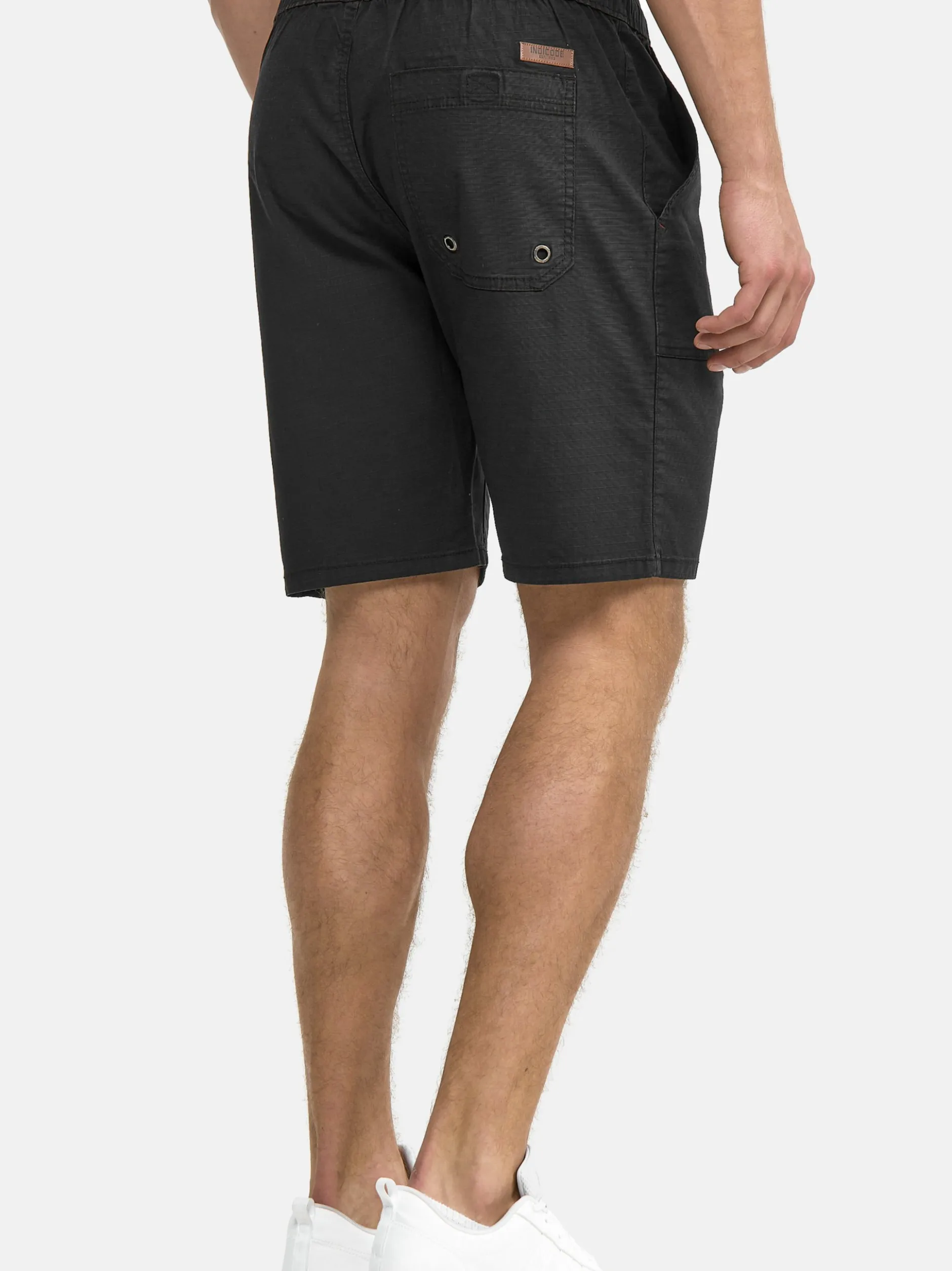 Indicode Herren Shorts Chino - Stoufville in schwarz