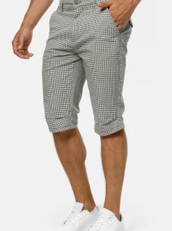 Indicode Herren Shorts Chino - Whitney in anthrazit grau