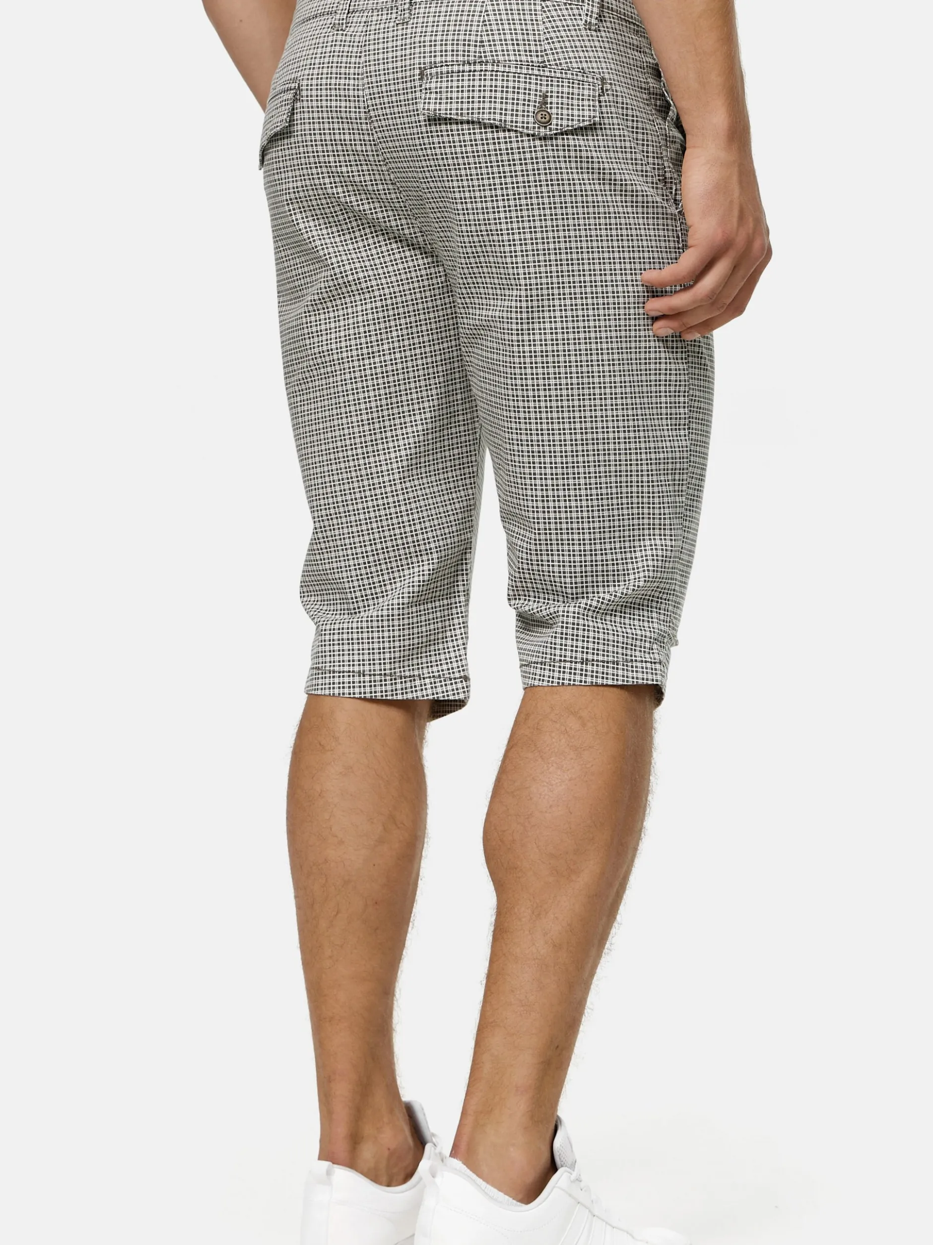 Indicode Herren Shorts Chino - Whitney in anthrazit grau