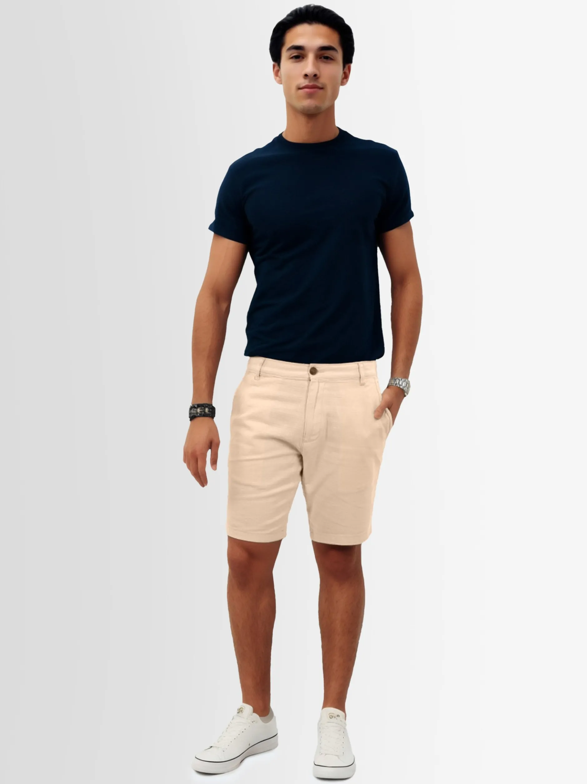 Indicode Herren Shorts - Indoros in beige