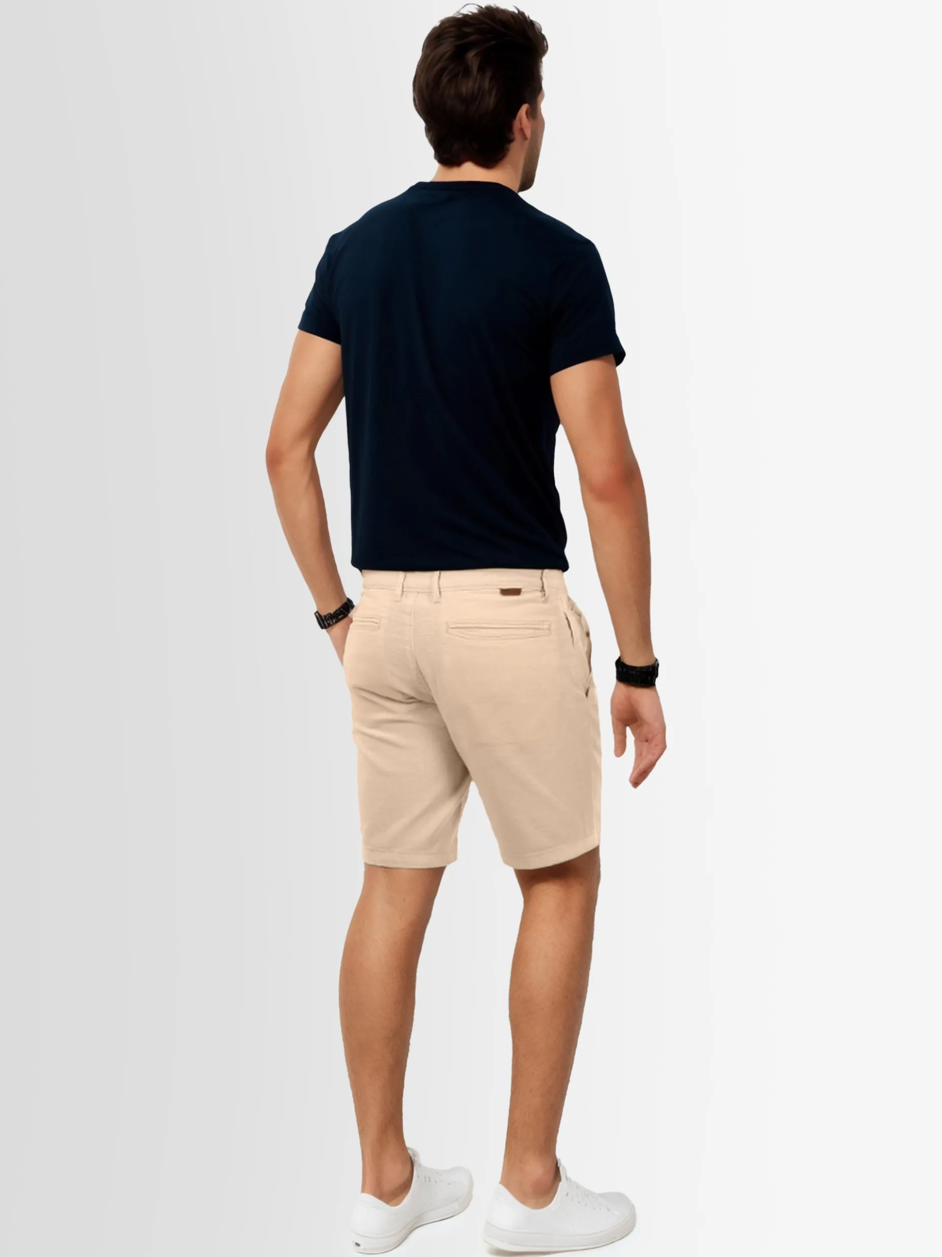 Indicode Herren Shorts - Indoros in beige