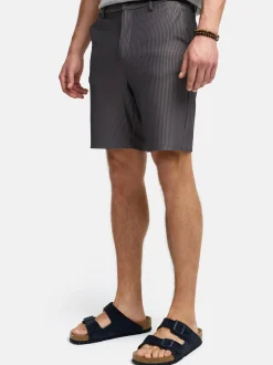 Indicode Herren Shorts - INGustiono in anthrazit grau