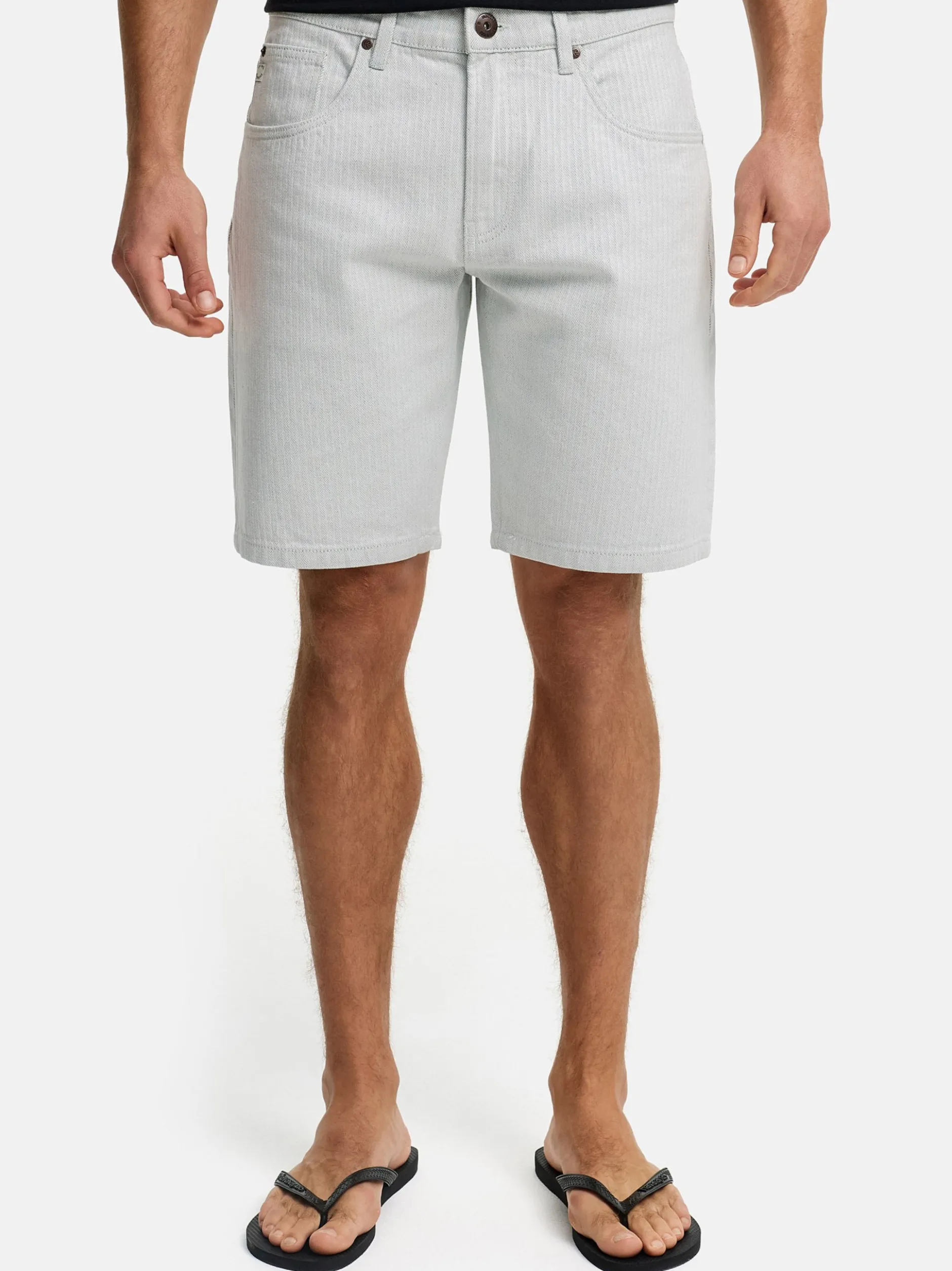 Indicode Herren Shorts Jeans - INBelliz in grün