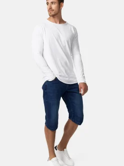 Indicode Herren Shorts Jeans - Jaspar in blau denim