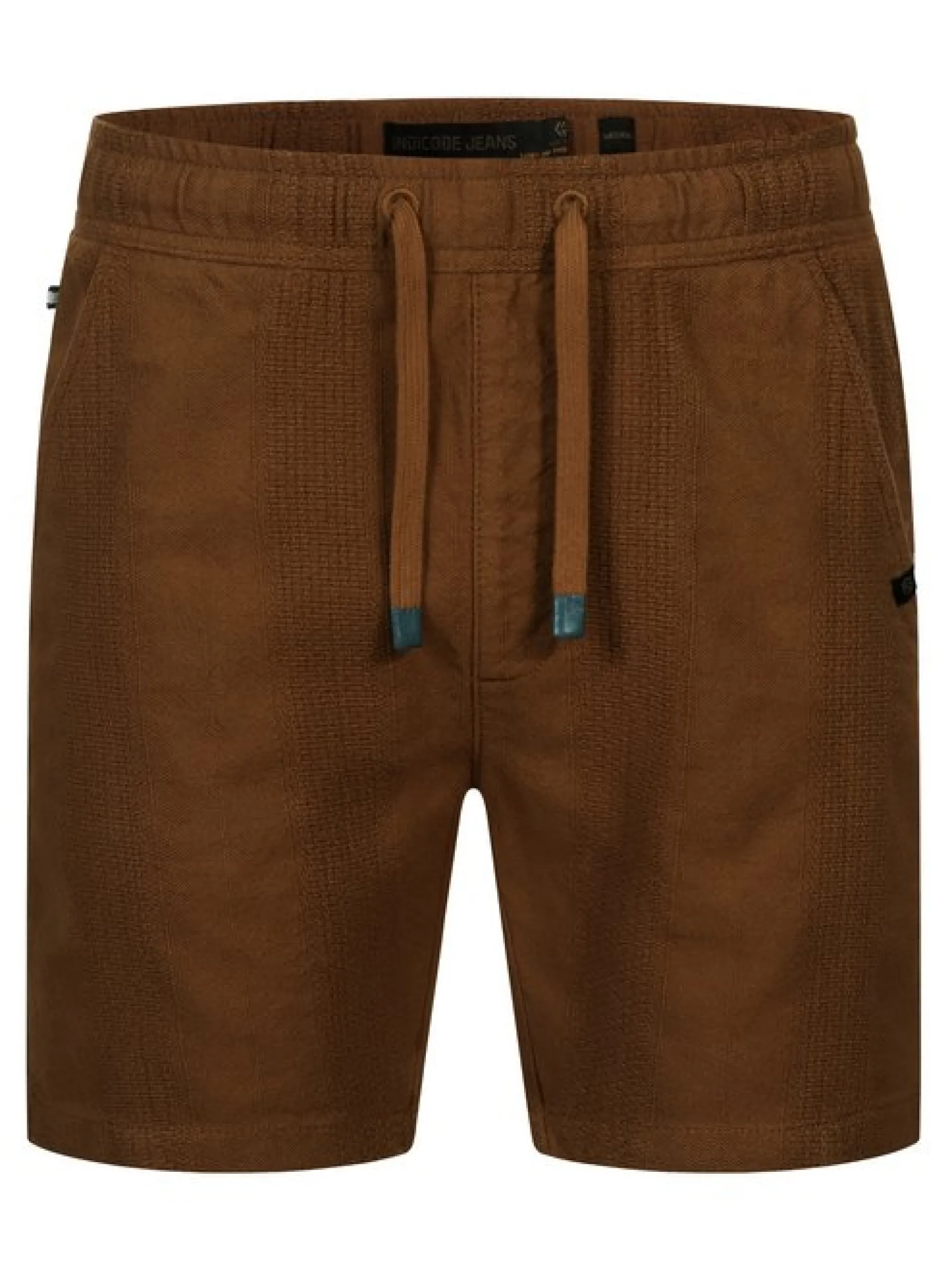 Indicode Herren Shorts Leinen - INPop in vanille braun