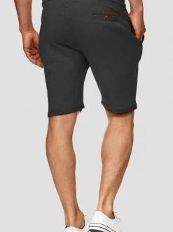 Indicode Herren Shorts Sweat - 2-Pack Eddy in weiß mehrfarbig