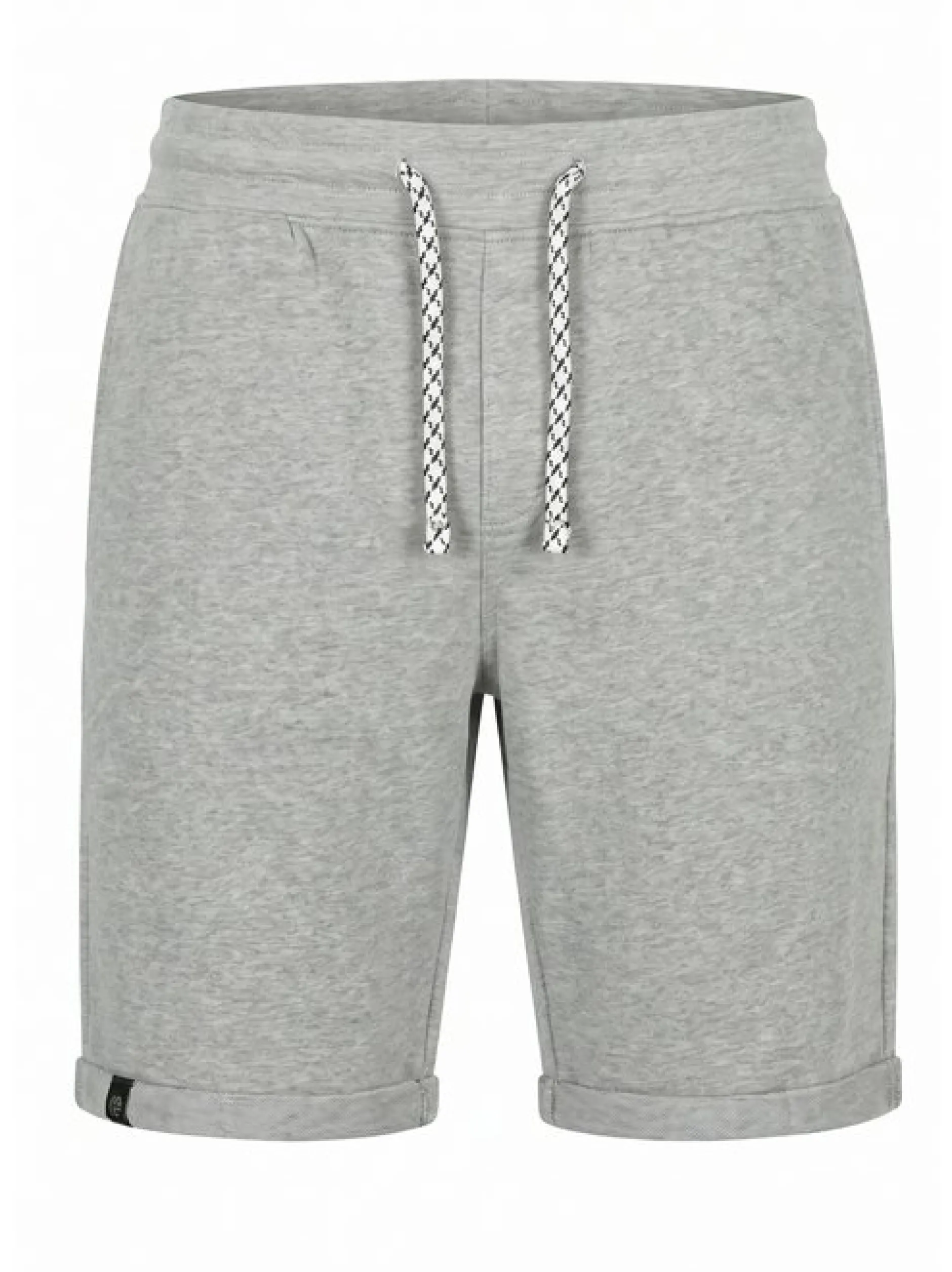 Indicode Herren Shorts Sweat - Aldrich in hellgrau
