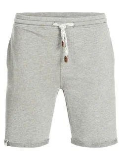 Indicode Herren Shorts Sweat - Aldrich in hellgrau