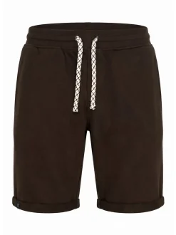 Indicode Herren Shorts Sweat - Aldrich in kastanie braun
