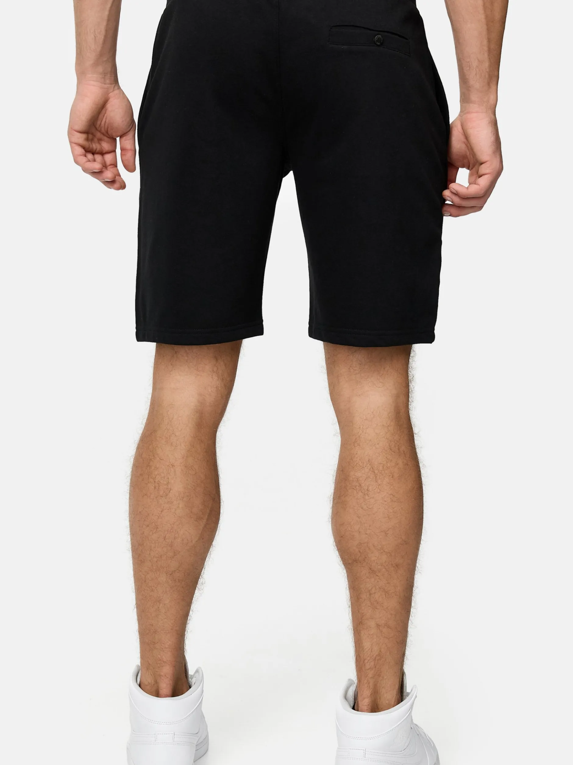 Indicode Herren Shorts Sweat - INRobbie in schwarz