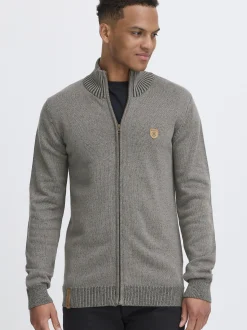 Indicode Herren Strickjacke - IDAndy in grau