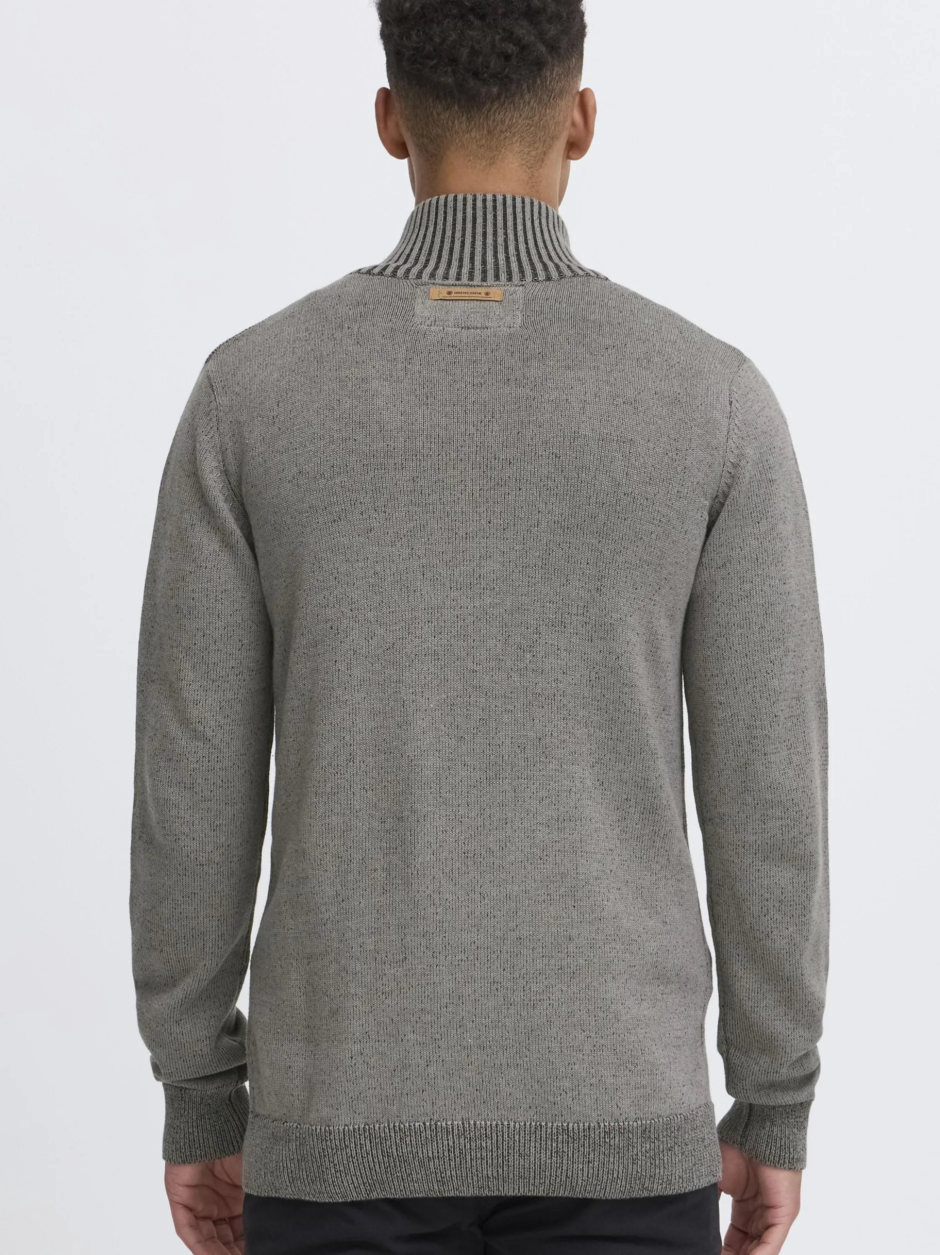 Indicode Herren Strickjacke - IDAndy in grau