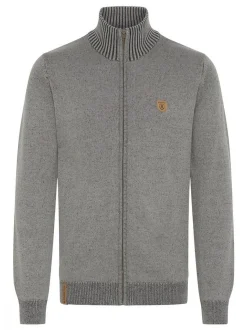 Indicode Herren Strickjacke - IDAndy in grau