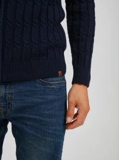 Indicode Herren Strickjacke - IDPaulomo in marine
