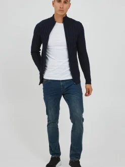 Indicode Herren Strickjacke - IDPaulomo in marine