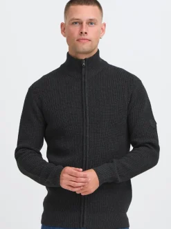 Indicode Herren Strickjacke - IDRevil in anthrazit