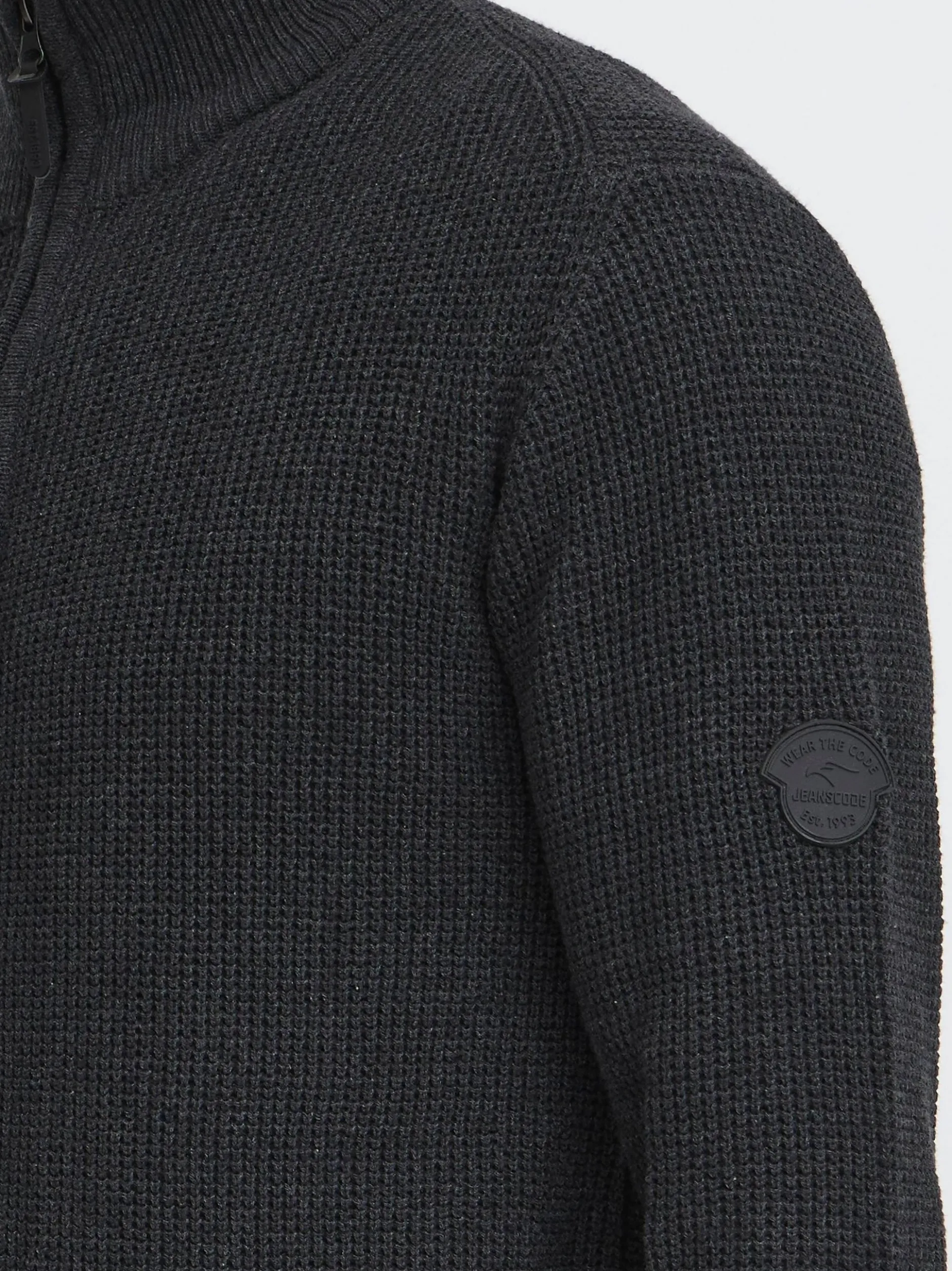 Indicode Herren Strickjacke - IDRevil in anthrazit