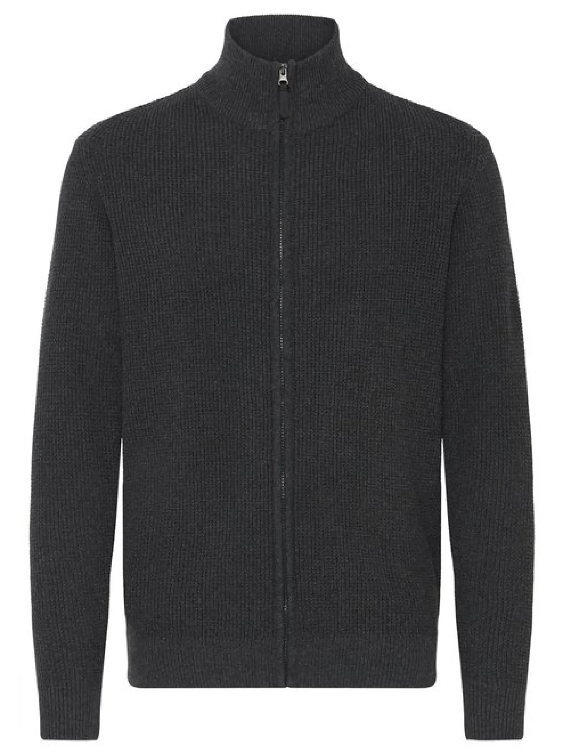 Indicode Herren Strickjacke - IDRevil in anthrazit