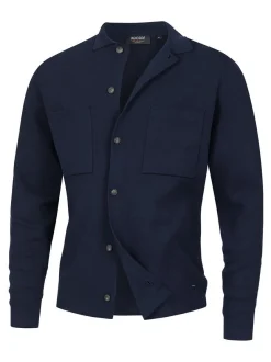 Indicode Herren Strickjacke - INBellino Cardigan in blau