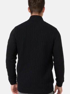 Indicode Herren Strickjacke - INCason in schwarz