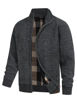 Indicode Herren Strickjacke - INFilion in schwarz
