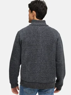 Indicode Herren Strickjacke - INFilion in schwarz