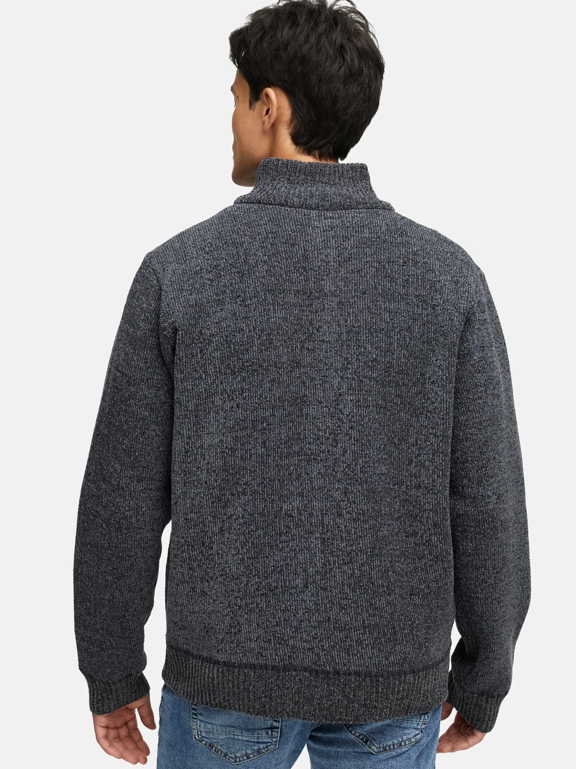 Indicode Herren Strickjacke - INFilion in schwarz