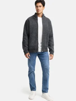 Indicode Herren Strickjacke - INFilion in schwarz