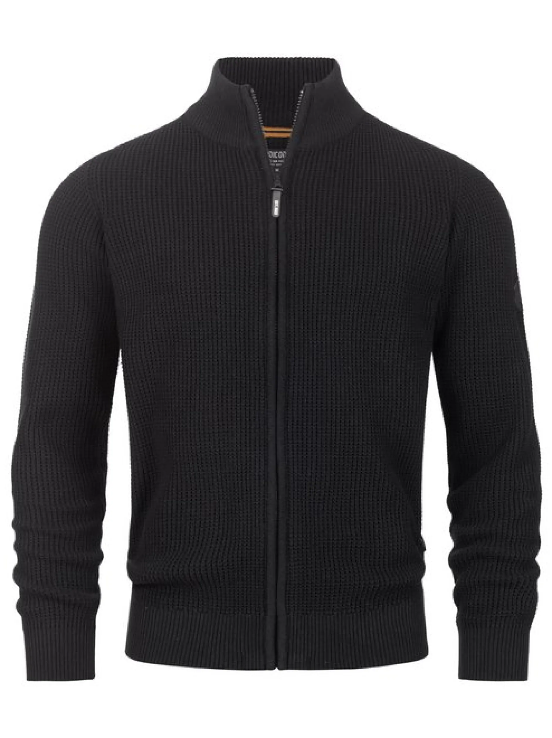 Indicode Herren Strickjacke - INLayton in schwarz