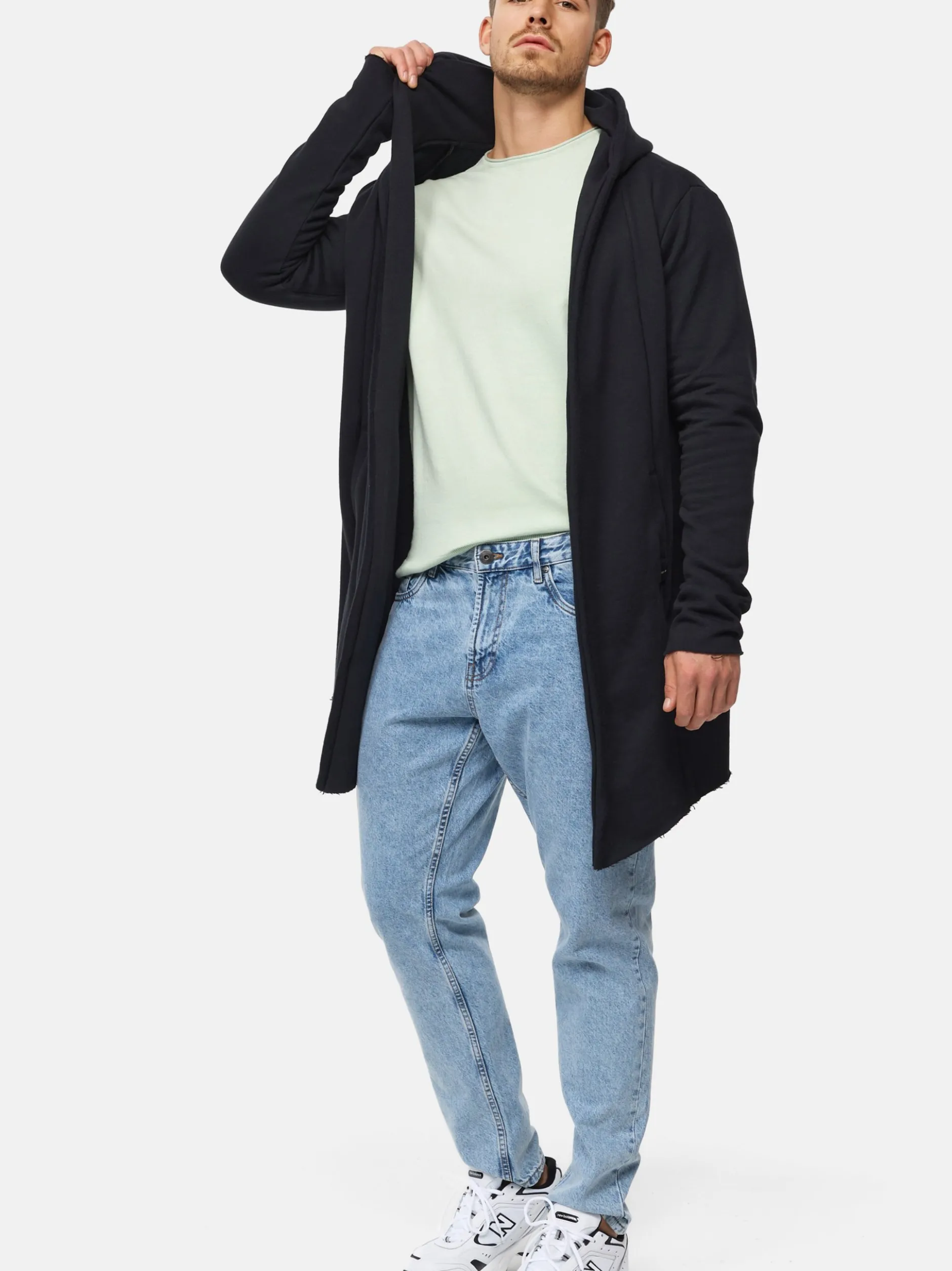 Indicode Herren Strickpullover - Gamal in mint gelb