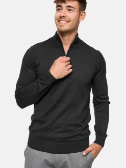 Indicode Herren Strickpullover - Gore in anthrazit