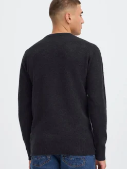 Indicode Herren Strickpullover - IDBercell in schwarz