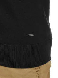 Indicode Herren Strickpullover - IDErnesto in schwarz