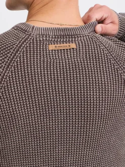 Indicode Herren Strickpullover - IDRockford in braun