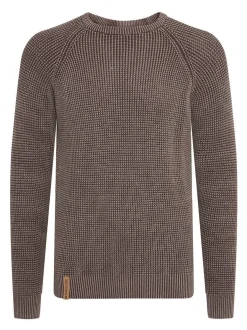 Indicode Herren Strickpullover - IDRockford in braun
