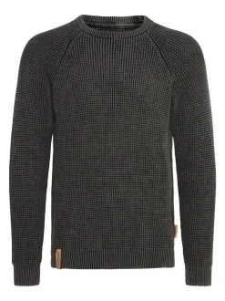 Indicode Herren Strickpullover - IDRockford in schwarz