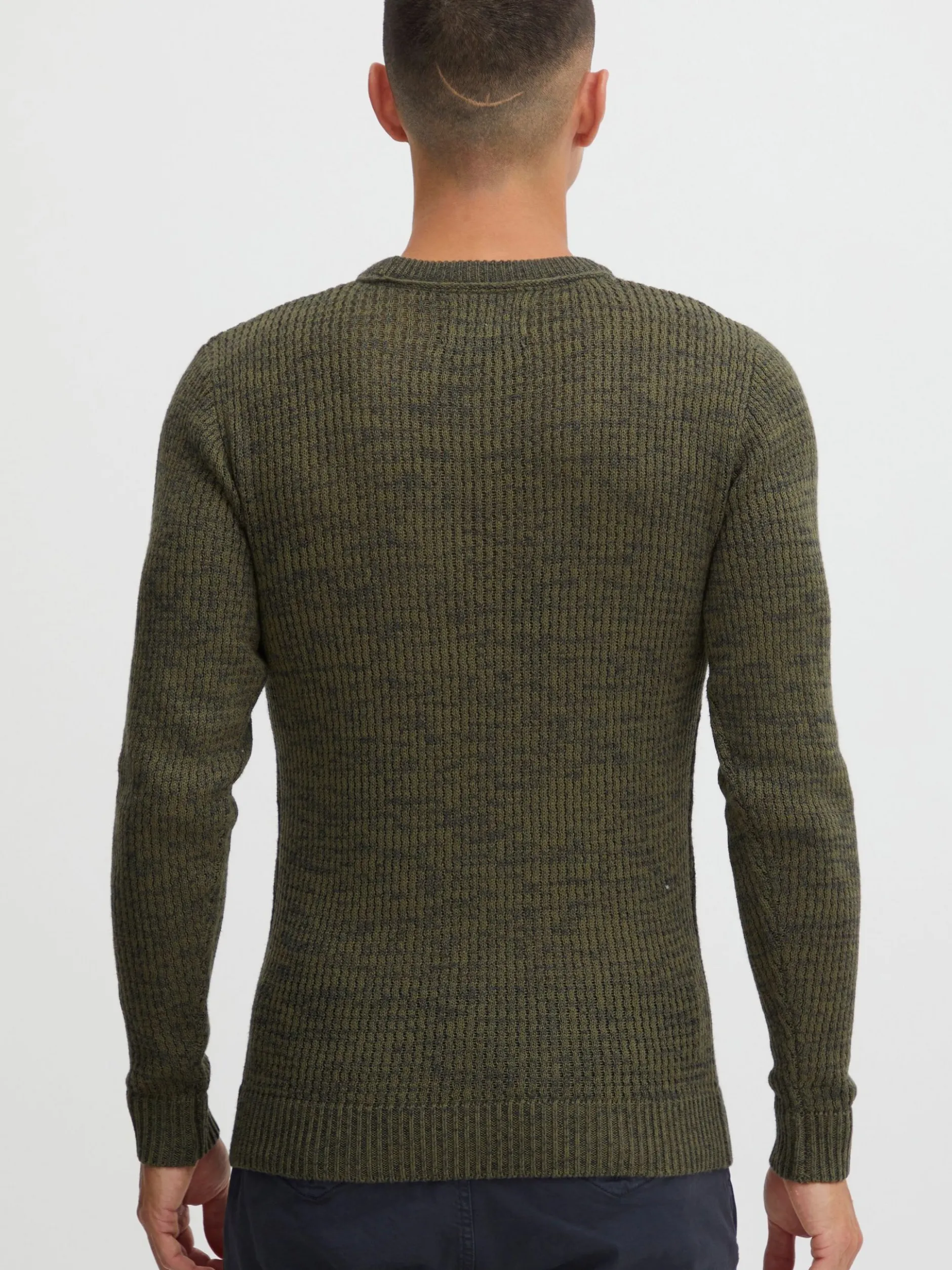 Indicode Herren Strickpullover - IDValerio in grün