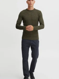 Indicode Herren Strickpullover - IDValerio in grün