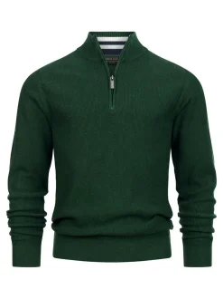 Indicode Herren Strickpullover - INBull in grün