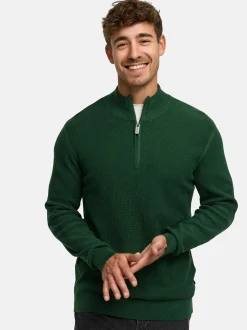 Indicode Herren Strickpullover - INBull in grün