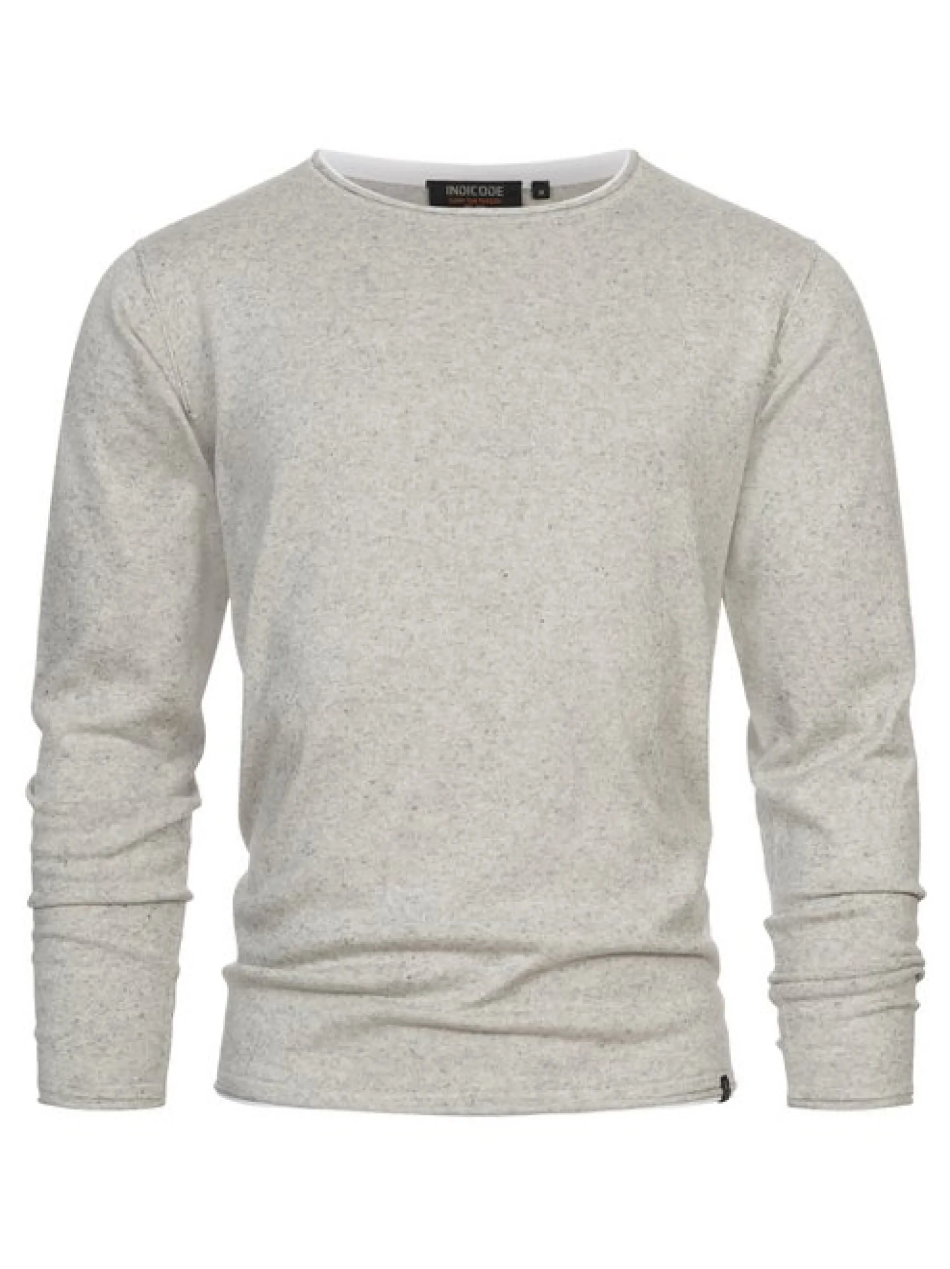 Indicode Herren Strickpullover - INCooper in grau marine