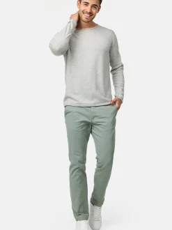 Indicode Herren Strickpullover - INCooper in grau marine