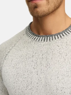 Indicode Herren Strickpullover - INMassum in beige grau
