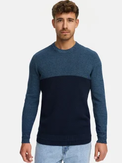 Indicode Herren Strickpullover - INMoltilion in blau