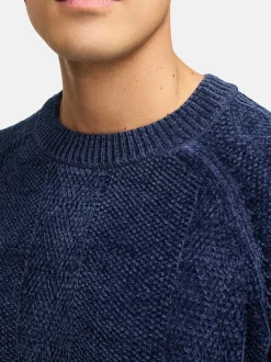 Indicode Herren Strickpullover - INOlio in blau