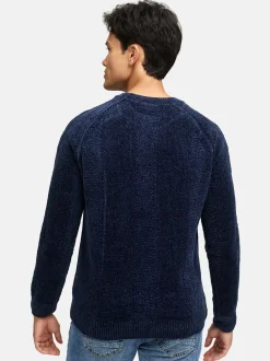 Indicode Herren Strickpullover - INOlio in blau