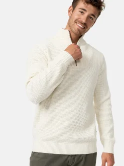Indicode Herren Strickpullover - INYassip in vanille weiß