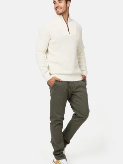 Indicode Herren Strickpullover - INYassip in vanille weiß