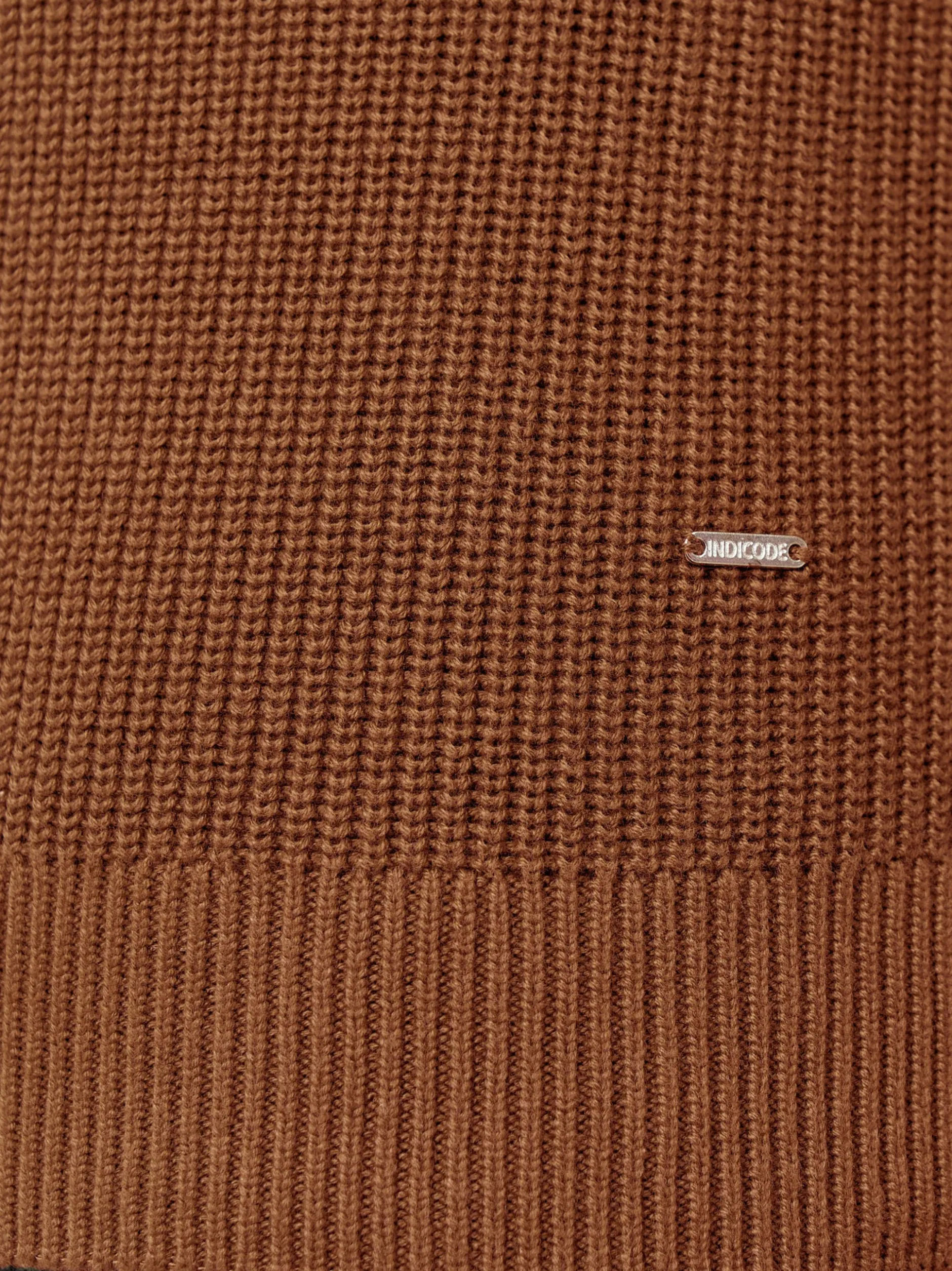 Indicode Herren Strickpullover - Mayer in braun